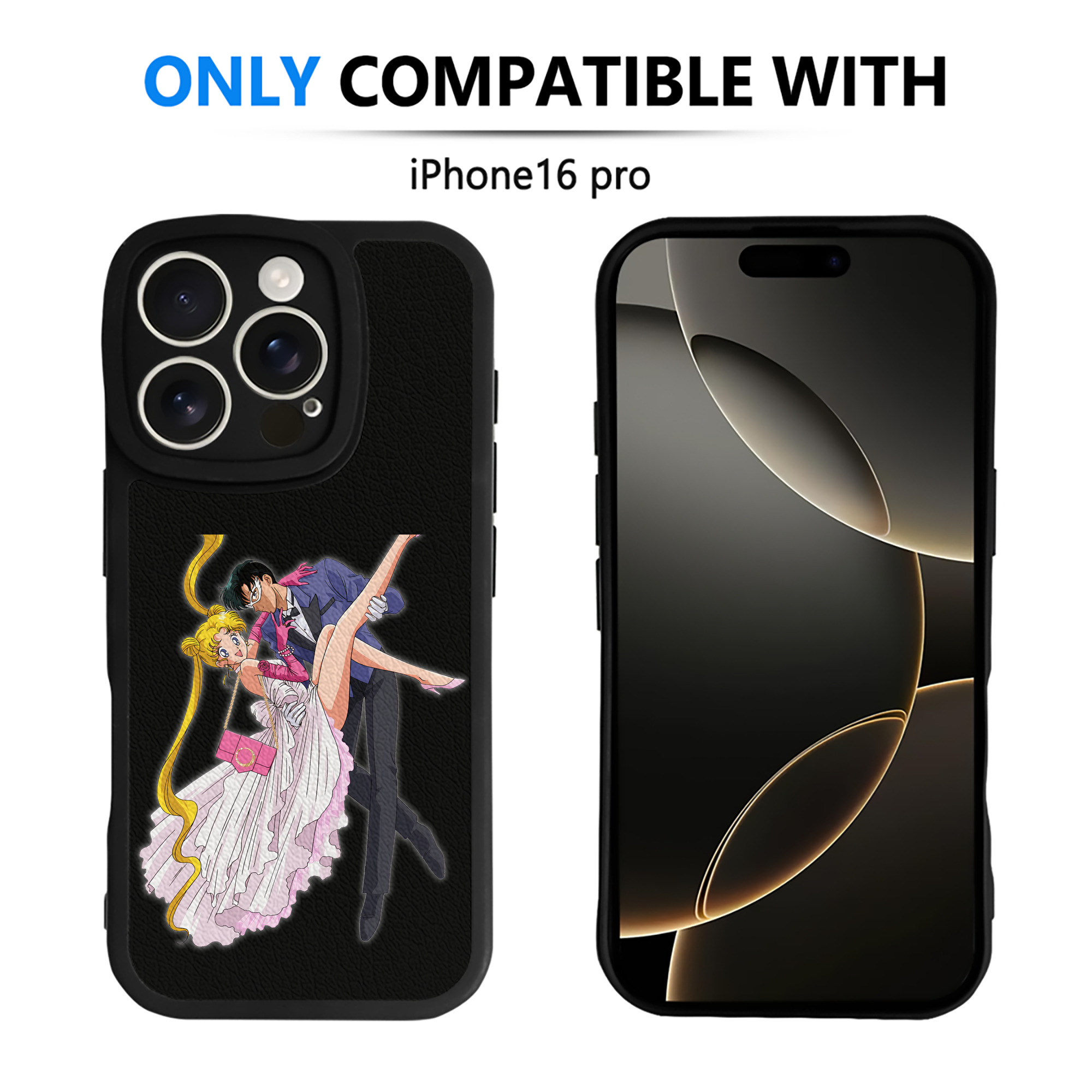 （画像用） 美少女戦士セーラームーン 愛野 美奈子 あいの みなこ Sailor Moon Aino Minako 【iPhone 16シリーズ対応】シリコンスマホケース（レザー調） 材質：シリコン
